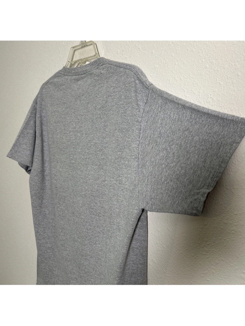 University Of Alabama Crimson Tide Ice Hockey Gray T-Shirt Hanes Mens Large NCAA - Picture 8 of 9